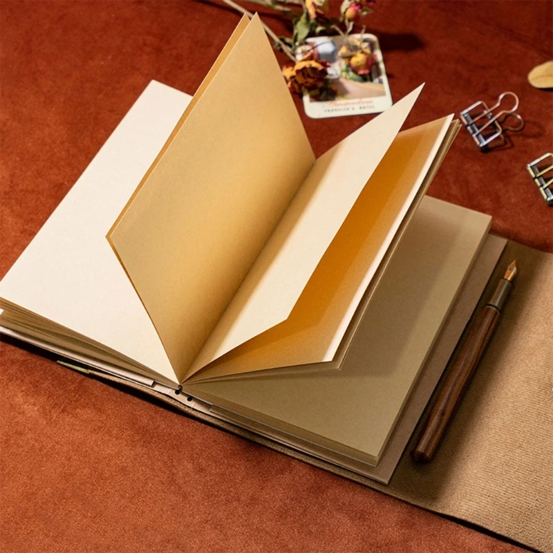 빈티지 PU 가죽 빈티지 노트, 일기 메모장, 나선형 문학 노트, 책 종이, 교체 가능한 저널 플래너, 문구 선물