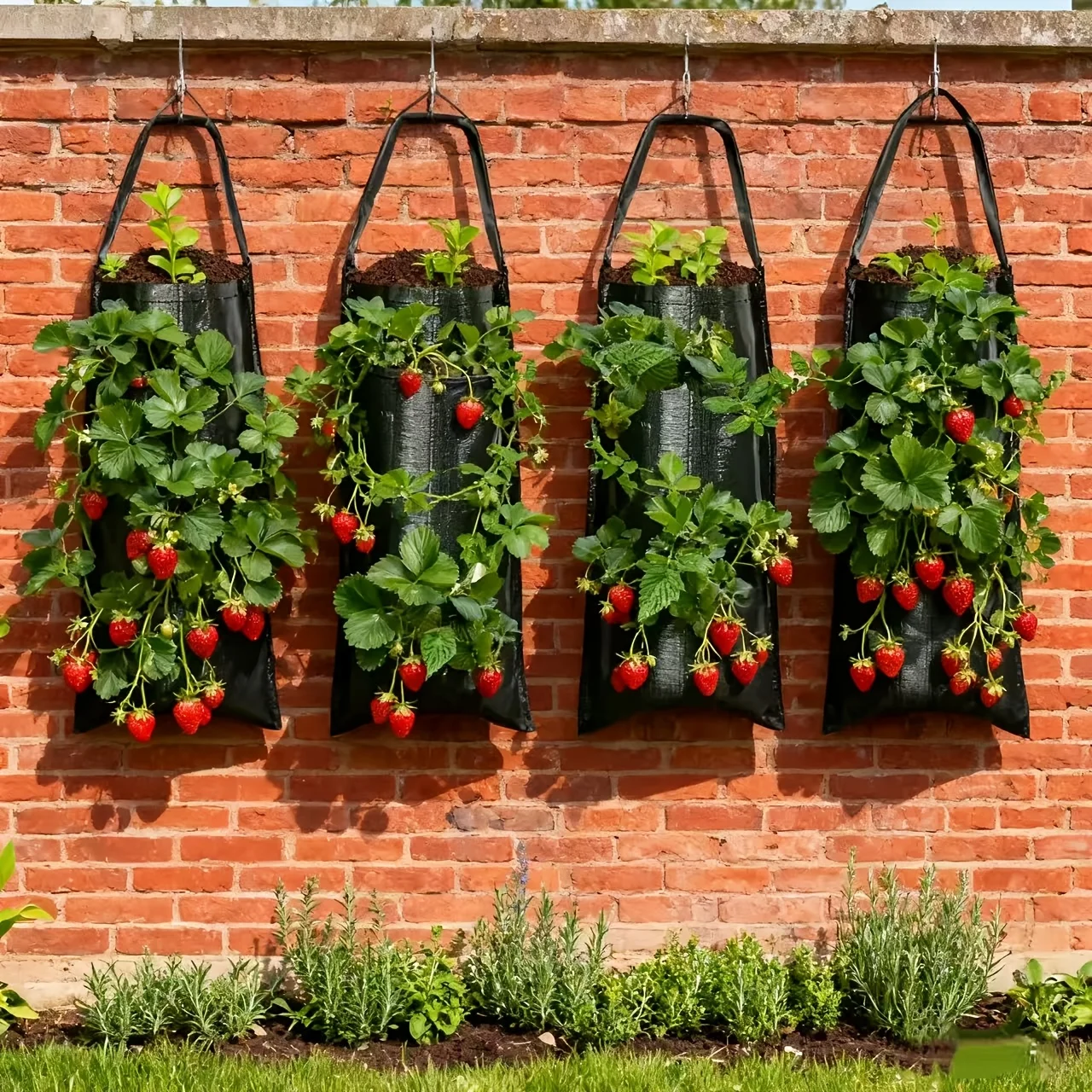 Multi Functional Vegetable and Fruit Planting Bag, Wall Mounted Foldable Planting Bag, Home Gardening, Balcony Vegetable Garden gallery 2