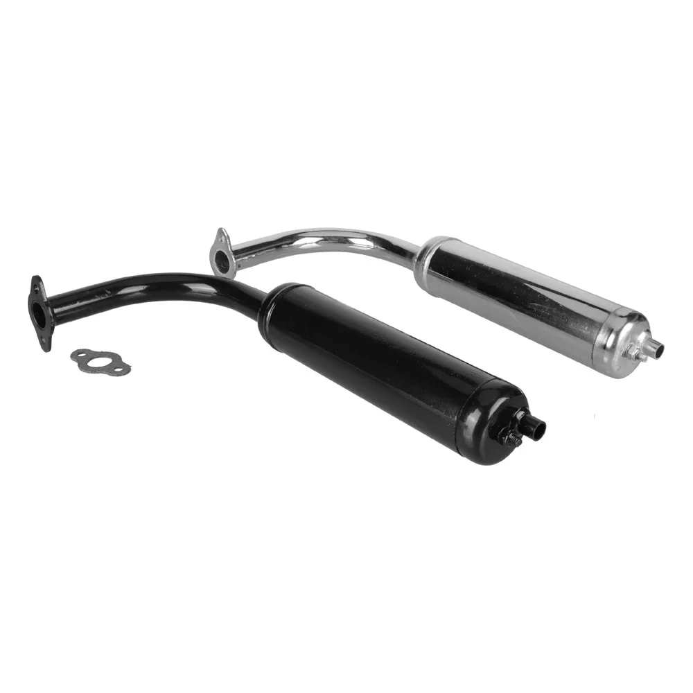 Muffler Exhaust Pipe 40mm Suitable for 49cc 50cc 60cc 66cc 80cc 100cc Two Stroke Engine Electric Bike Mini Bike Modification