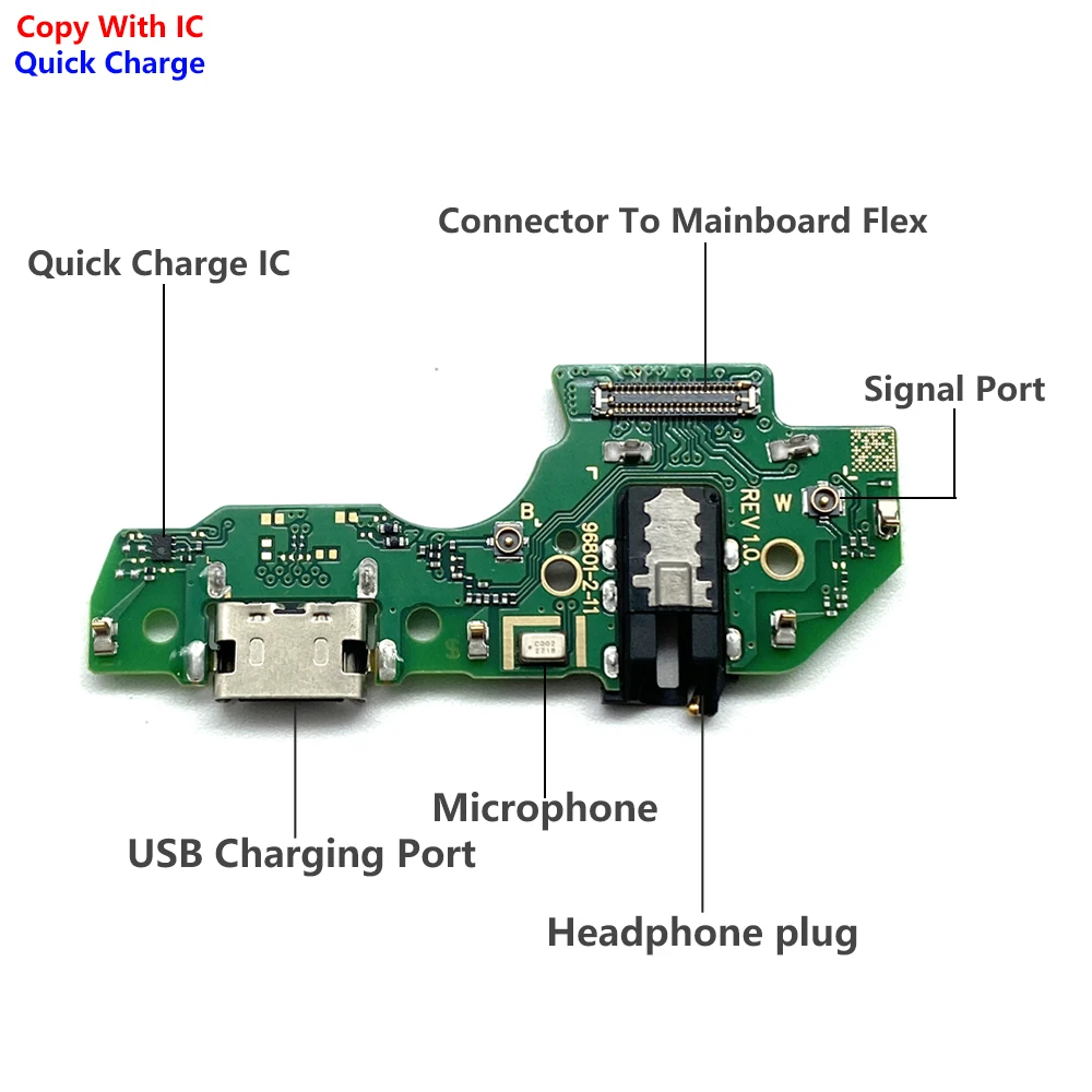 Charger Board USB Port Connector Flex Cable For SM A01 Core A02S A03 Core A11 A21S A31 A51 Charging Dock Replacement