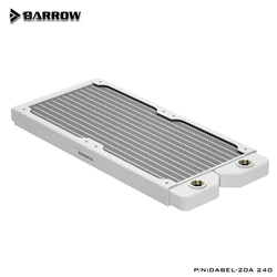 BARROW 20MM Thickness High Density Single Wave Copper Water Cooling DIY Computer Radiator,Dabel-20a/Dabel-20b.