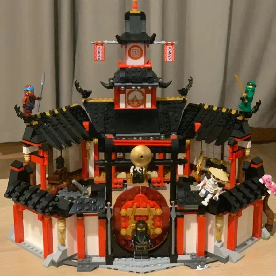 1132pcs ninja Red House Monastery of Spinjitzu Building Blocks Toys