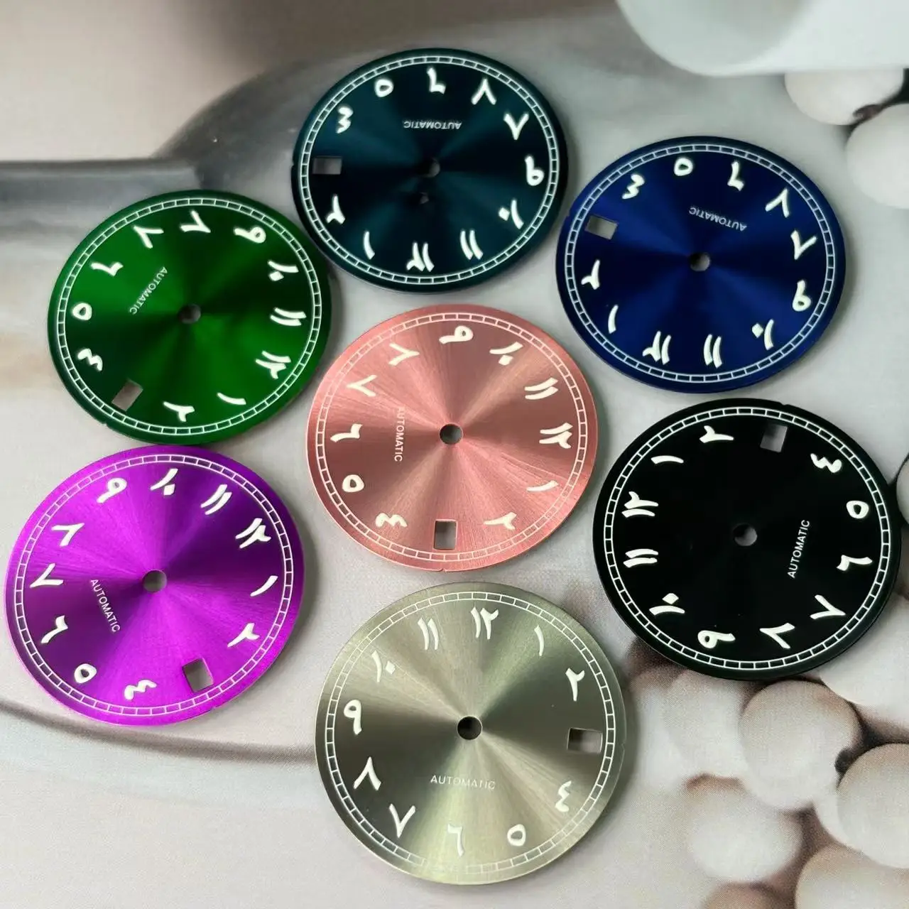 

28.5mm dial Arabic numeral watch accessory NH35/NH36 movement