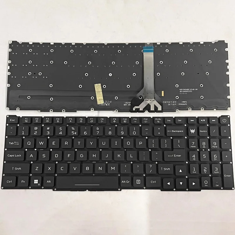 

A+ New For Acer Predator Helios NEO 16 PHN16-71 PHN16-72 US RGB Backlit Keyboard