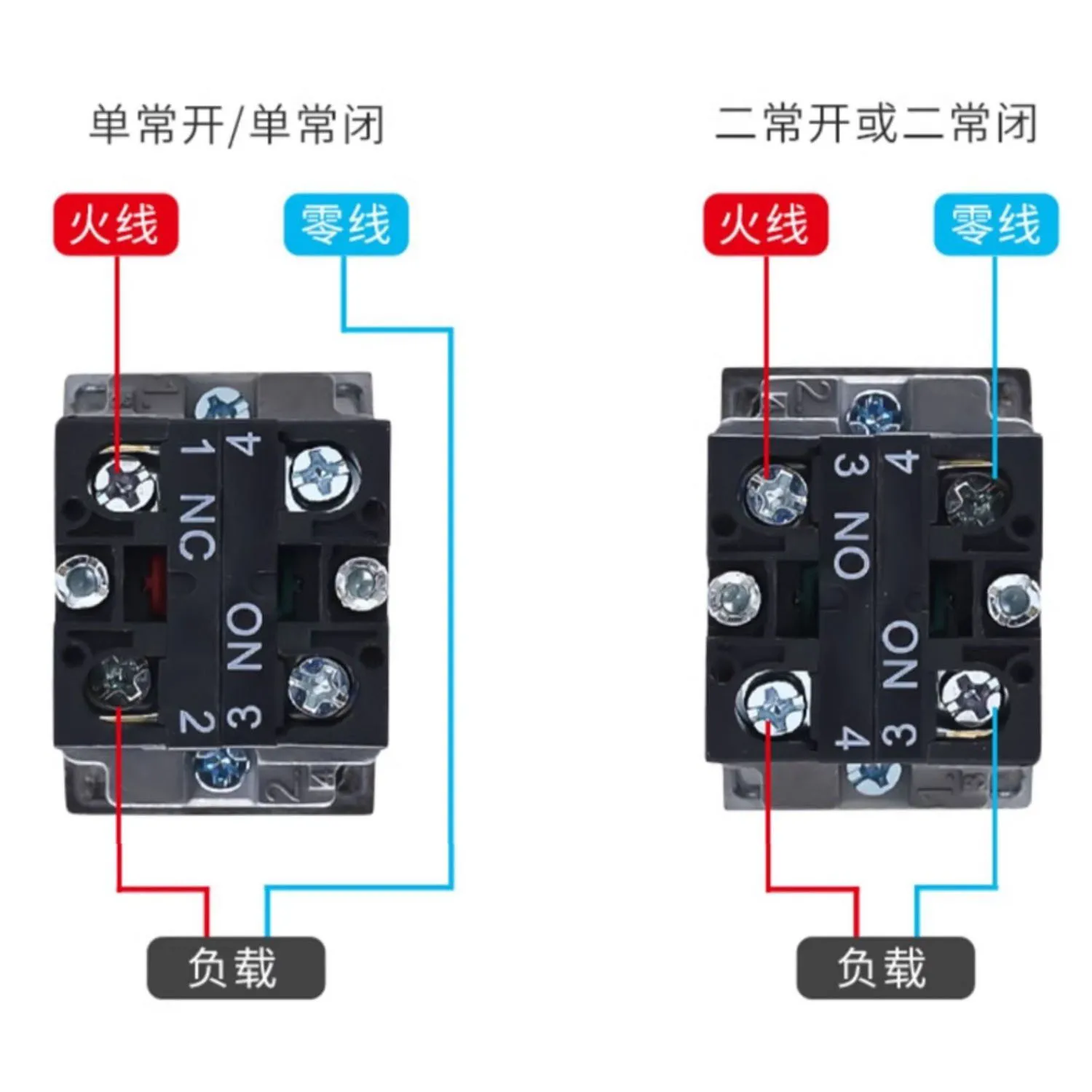 XB2-EA 22 مللي متر البلاستيك مفتاح بـزر دفع بدء إيقاف XB2-ES أسود أبيض السهم 10A/415 فولت إعادة تعيين لحظة رمز XB2 زر التبديل