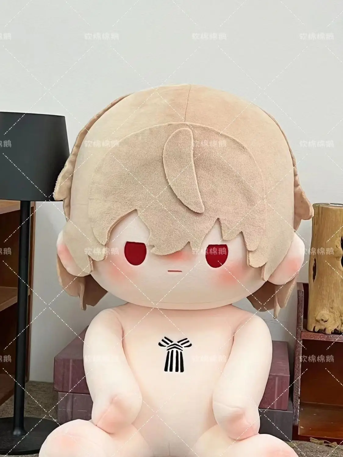 Anime Role Akechi Goro Attribute Soft Plush Doll Body 40cm Sitting Posture Dress Up Pillow Toys Dolls Figure Gift