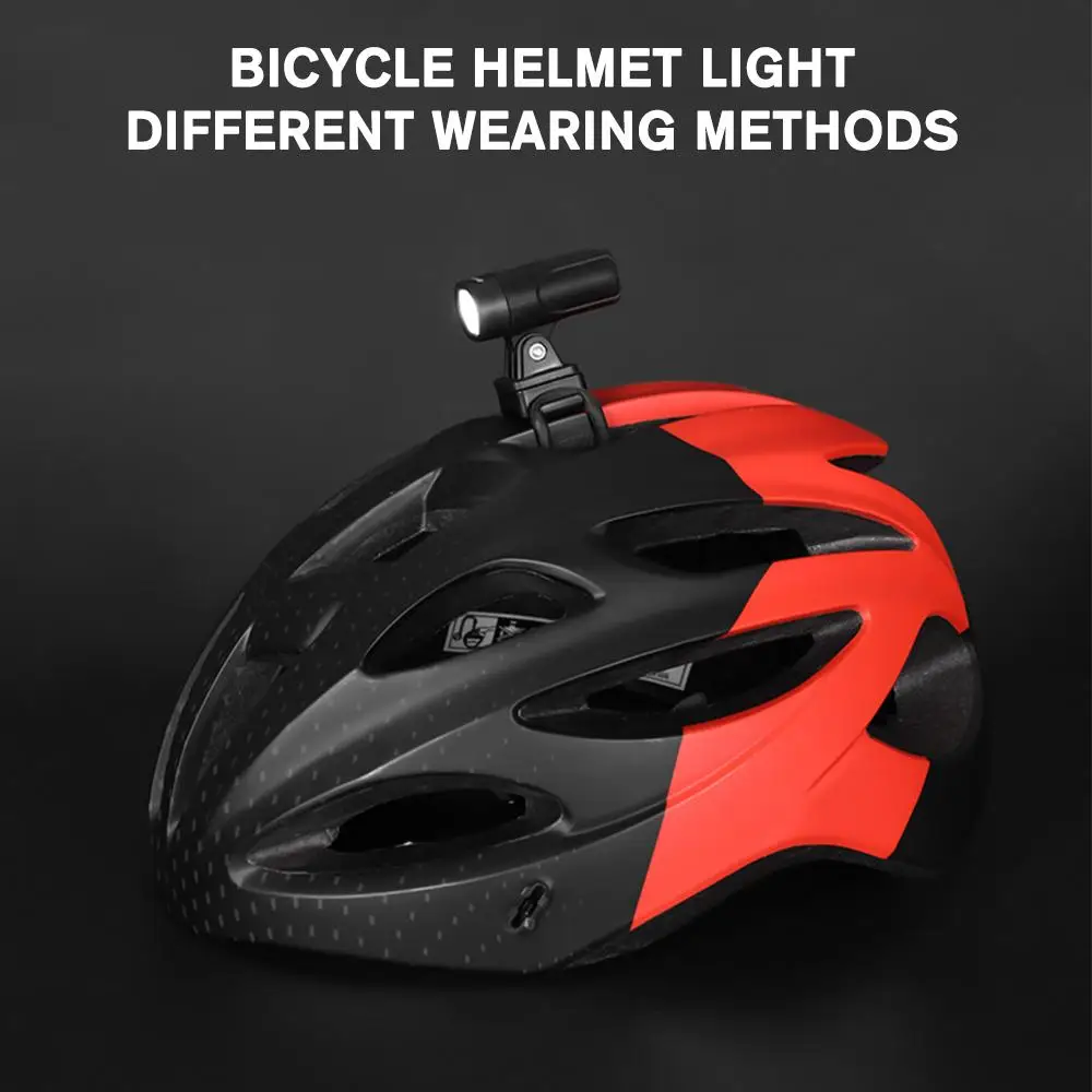 Torche de poignet aste par USB, lampe de poche de poignet et de rinçage, lampe de casque de vélo, torche portable pour le cyclisme de nuit, la