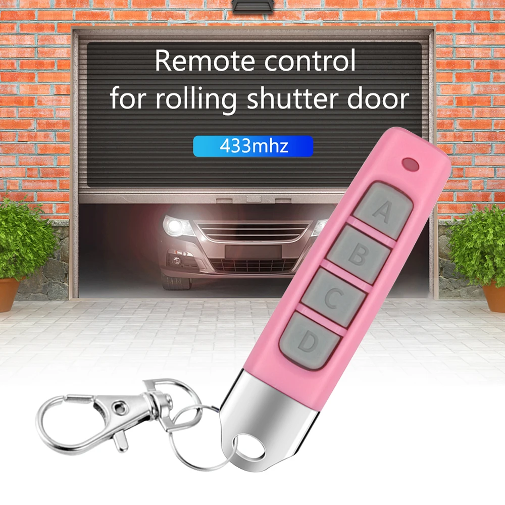 433MHz Copy Remote Control RF 4 CH Transmitter KeyChain Garage Door Electric Gate Opener Duplicator Cloning Code Controller