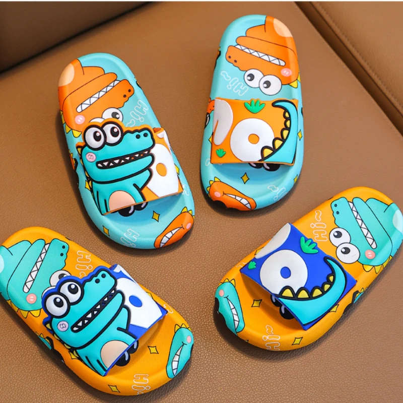 Kid Gir Slippers Summer Boys Cartoon Indoor Bathing Girls Cute Baby Home Child Slippers Soft Soles Indoor Bathing Non Slip Shoe