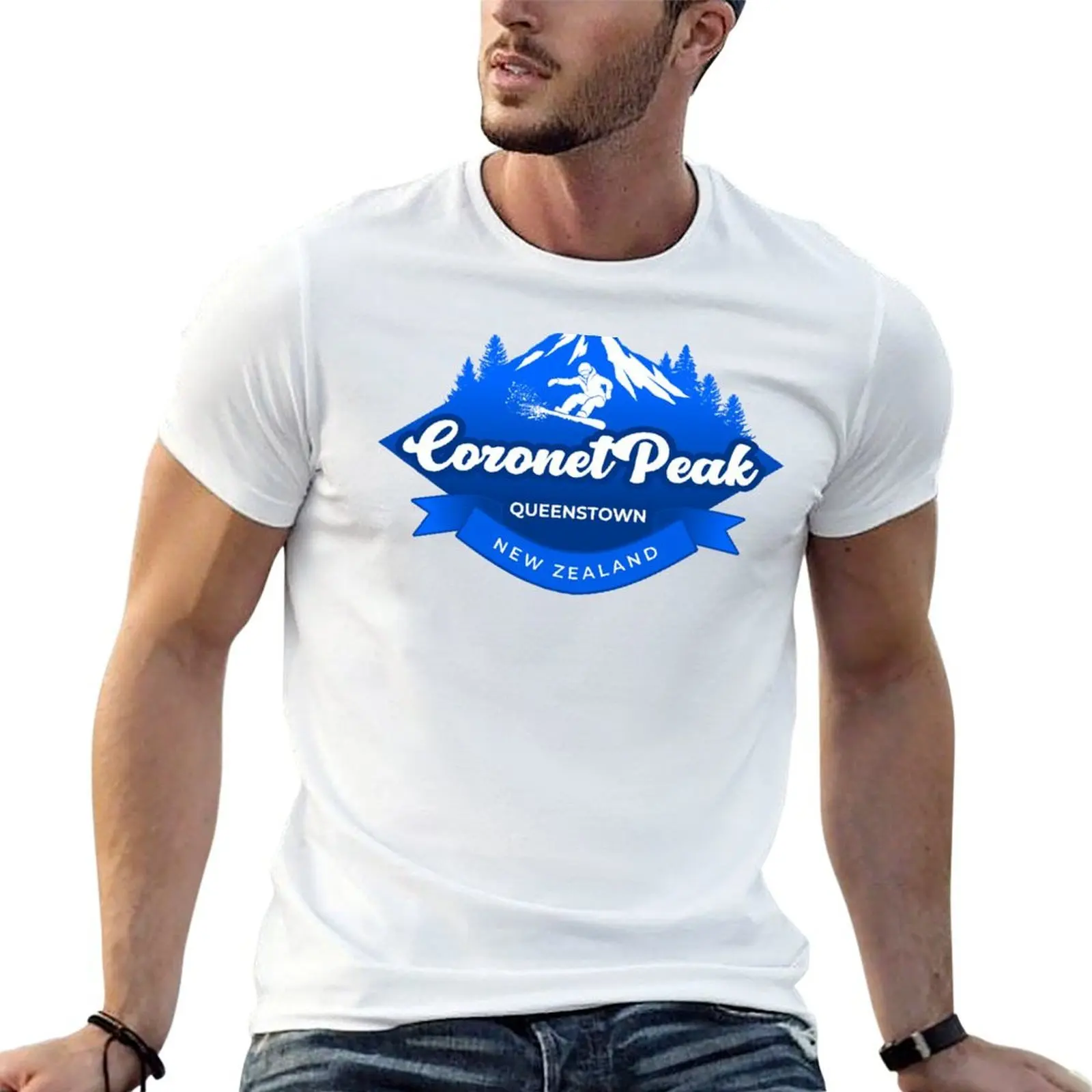 Coronet Peak, Queenstown, New Zealand T-Shirt kawaii clothes boys animal print t shirts for men graphic