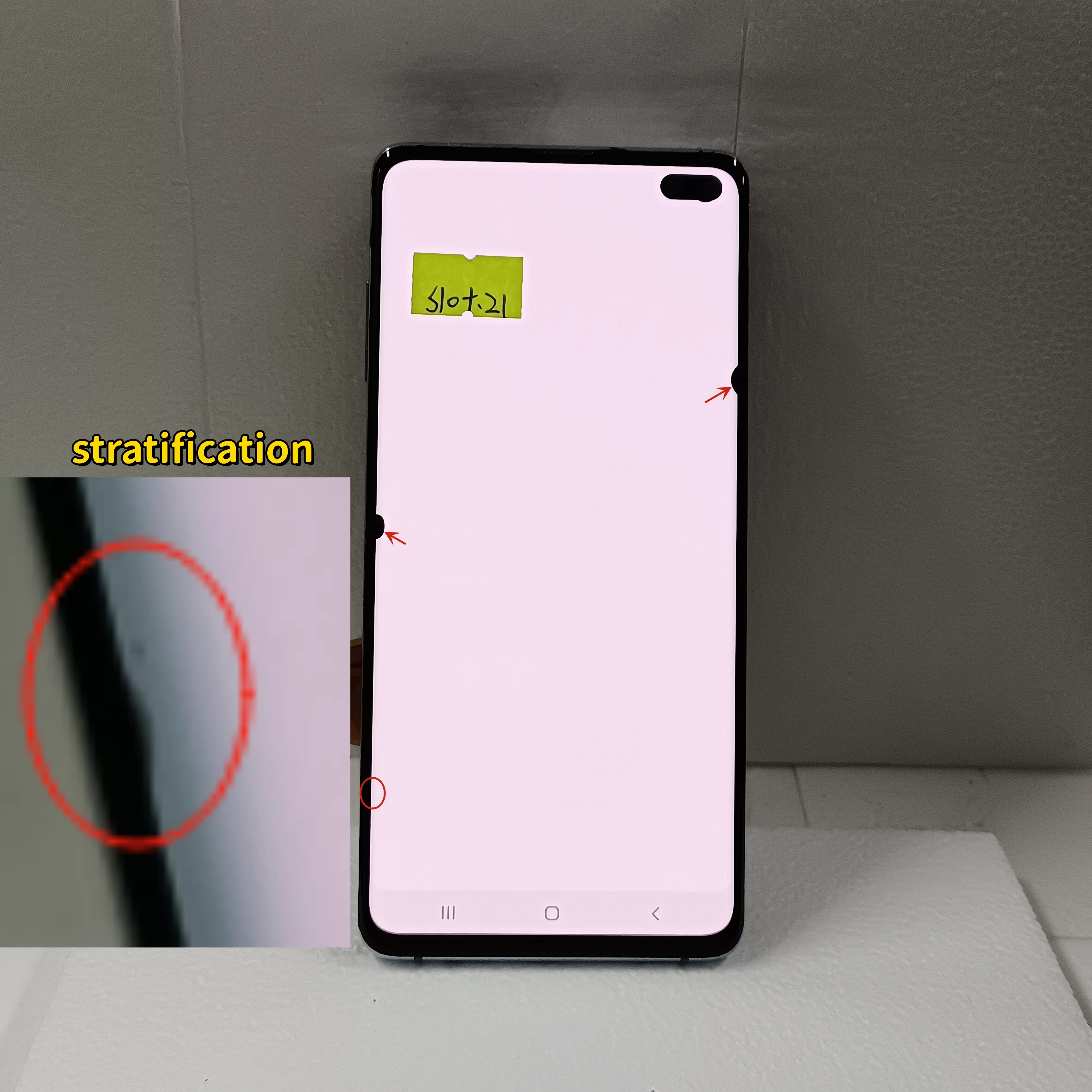 100% Work S10+ Defect Screen For Samsung Galaxy S10 Plus G975 G975F G975U Lcd Display Digital Touch Screen Assembly With Frame