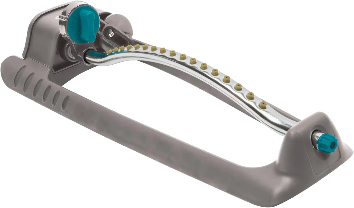 

Садовый разбрызгиватель для газона, ороситель для больших площадей, шланговый разбрызгиватель для газонов и садов, серый