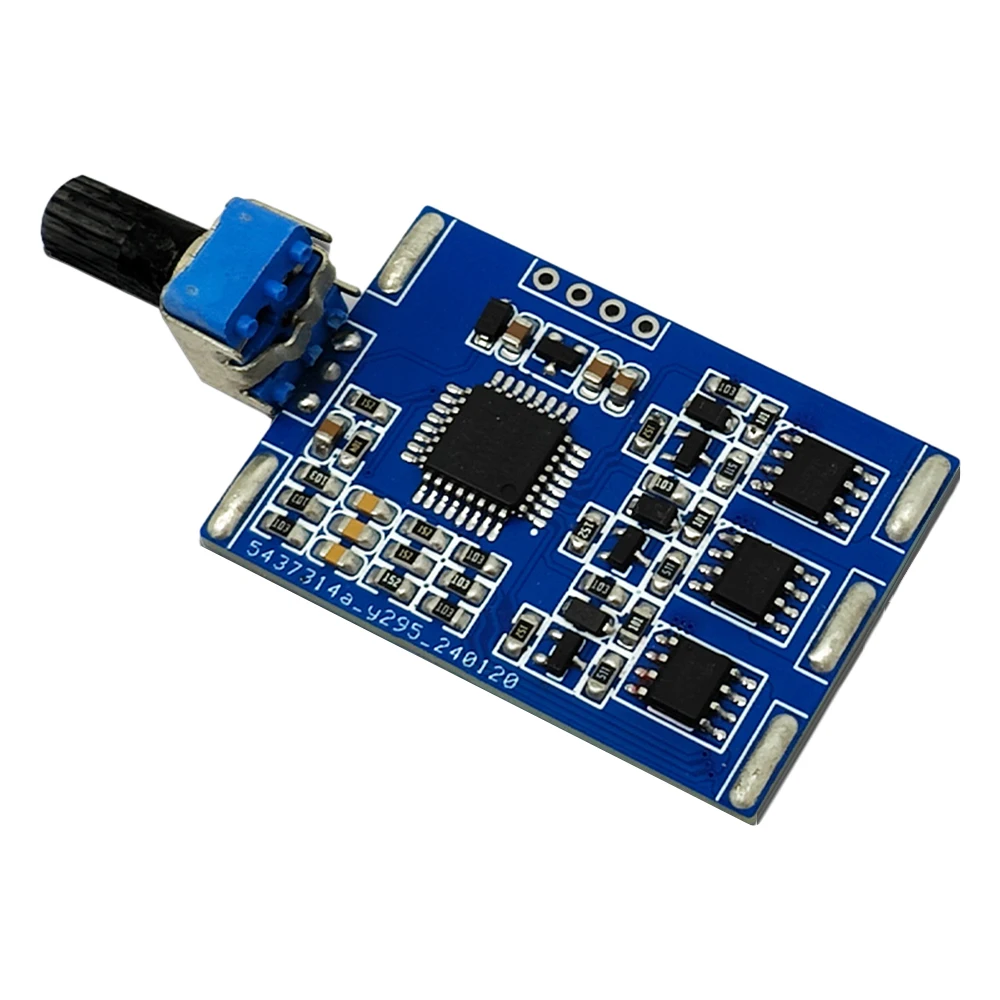 Brushless DC Three-phase Motor ESC Controller Module STC8H With Potentiometer Lnfinitely Speed Regulation