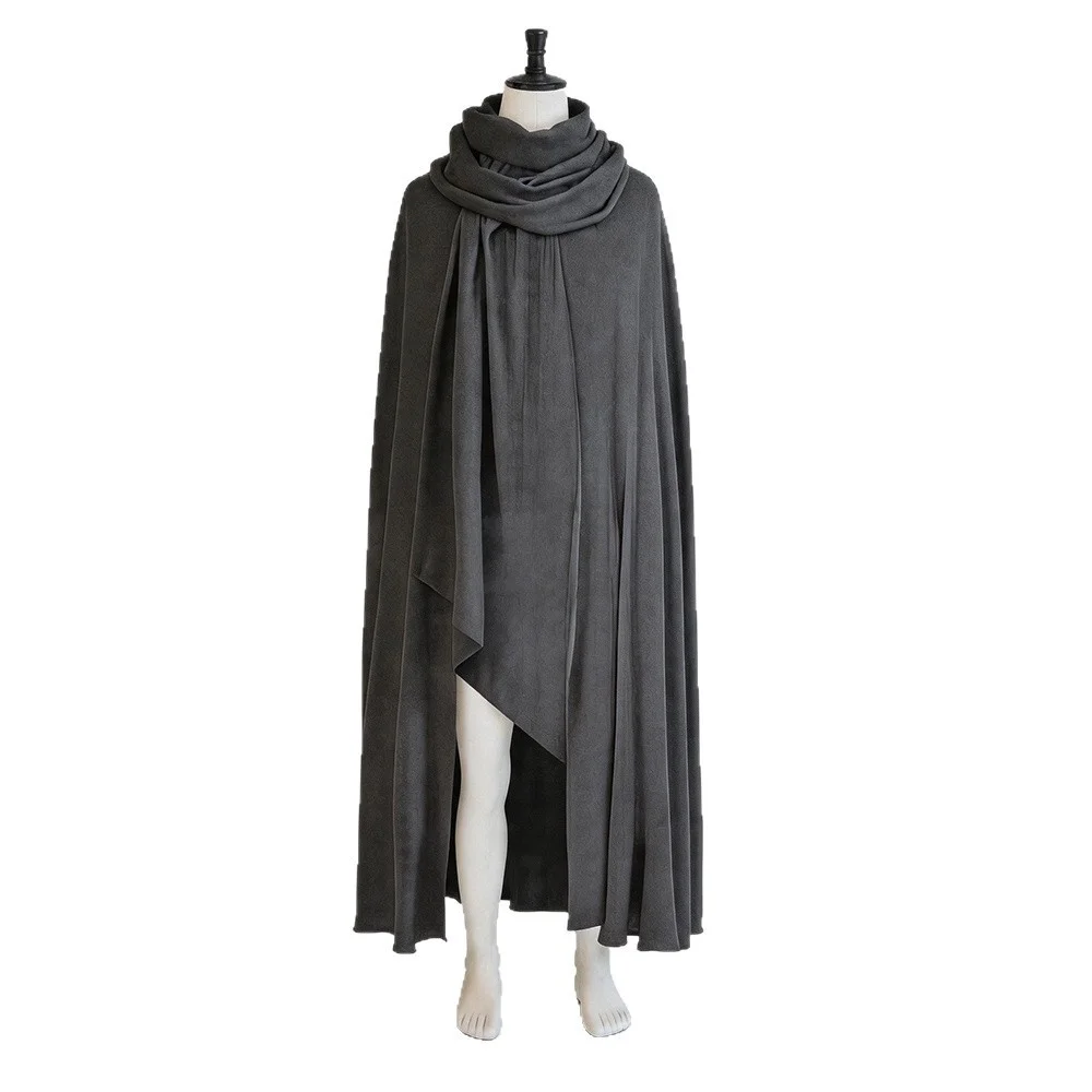 New Medieval Knight Robe Halloween Role-playing Wizard Cosplay Cloak Women's Ethnic Costume Stage Performance Traditional Hanfu