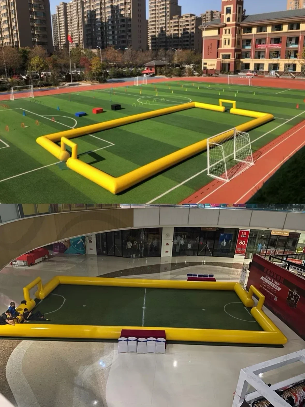 Dron Inflatable de Campo Nakon, Modular Aéreo Arena, Marco Commerceamiento, Valla