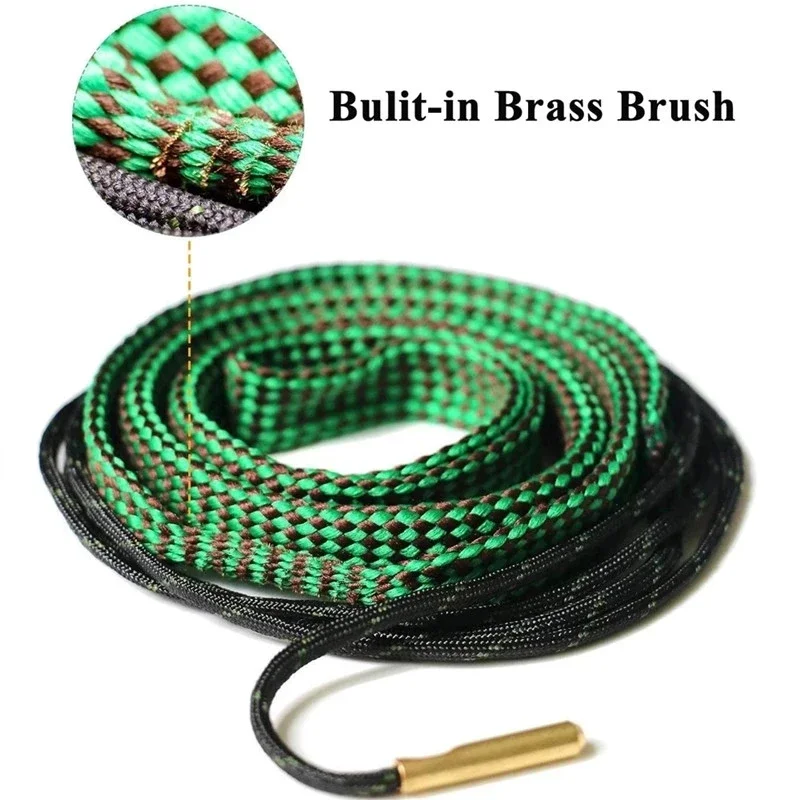 Gun Cleaning Kit Tool Rifle Barrel Calibre Rope 22 Cal.223 Cal.38 Cal& 5.56mm,7.62mm,12GA Airsoft Hunting Gun Barrel Cleaner image 2