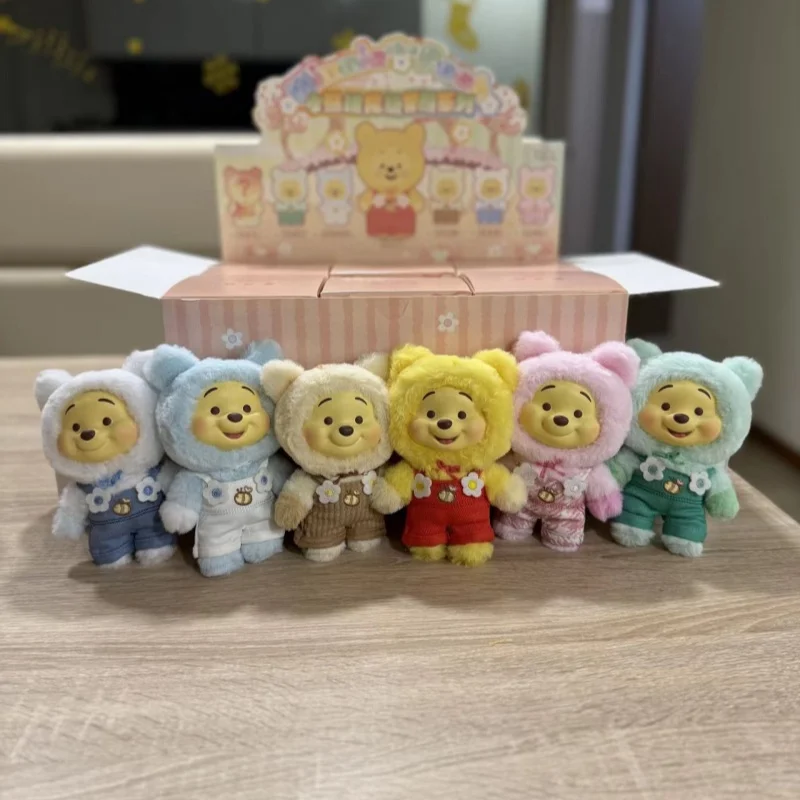 

New Arrival Blind Box Toy Winnie The Pooh Candy Series Kawaii Vinyl Face Pendant Pupu Bear Doll Fashion Trend Toy Birthday Gifts