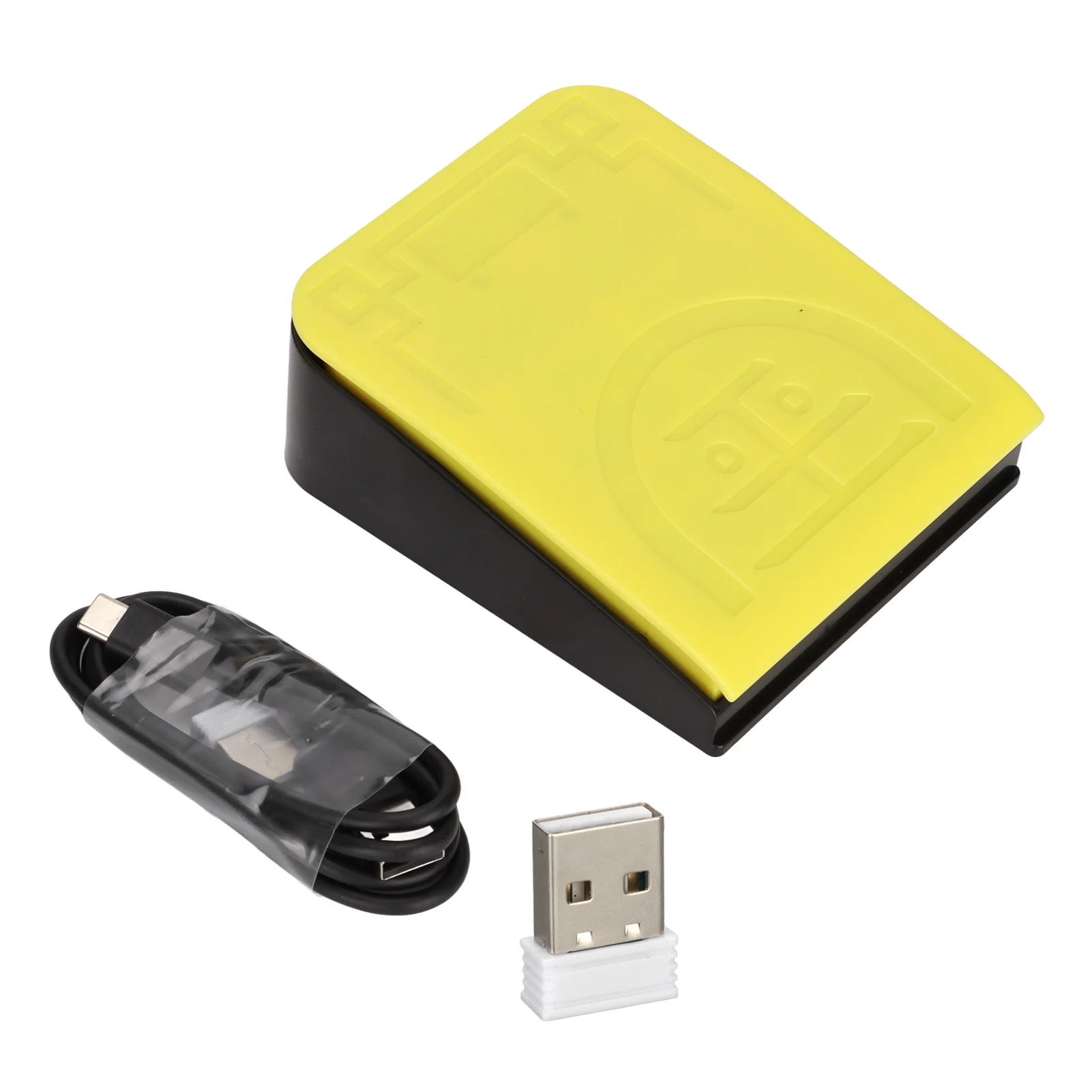 Pedal interruptor único sem fio, 2.4G, com fio, USB, três modo de conexão, alta sensibilidade, ergonômico