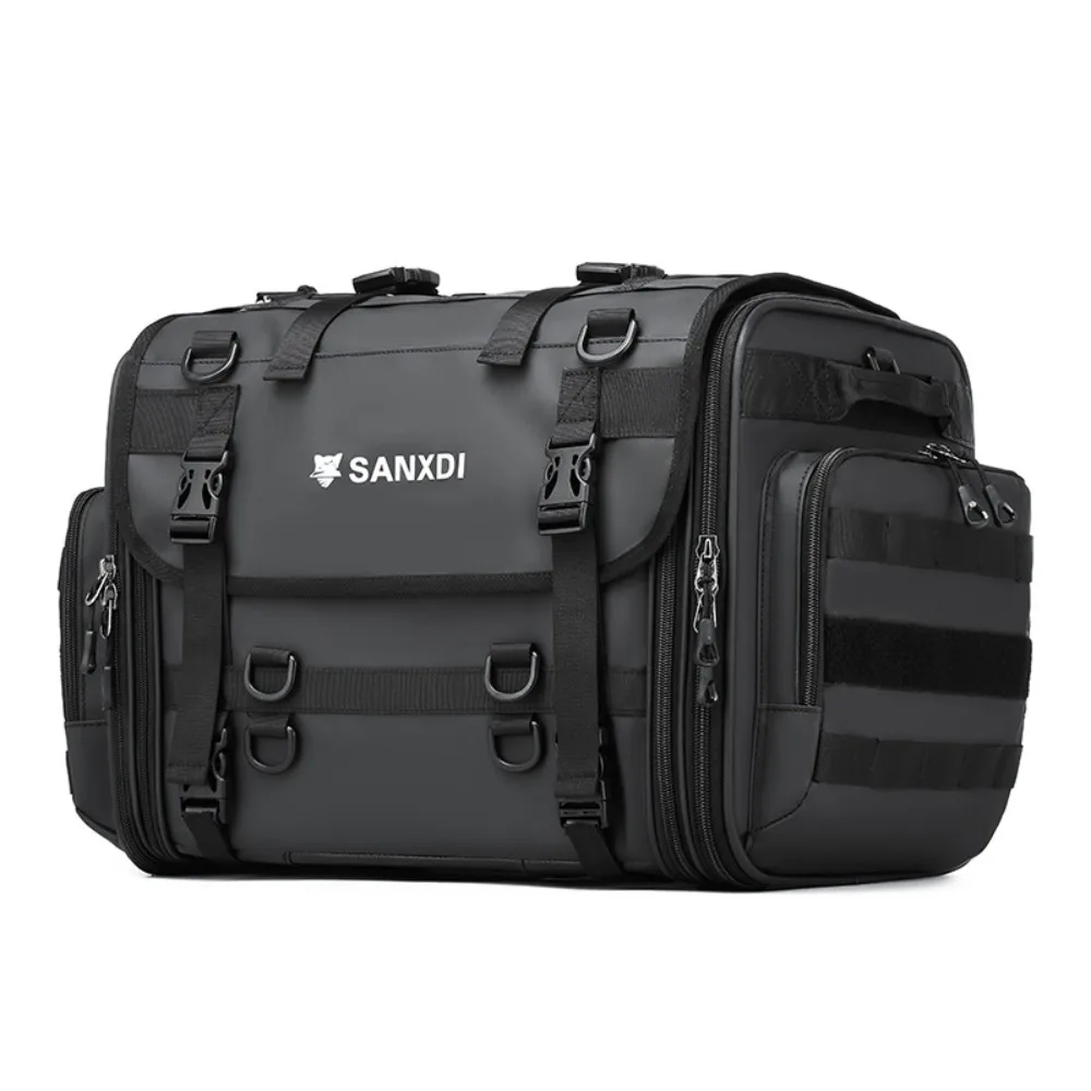

SANXDI Motorcycle Rear Seat Bag Travel Luggage Waterproof 19L-80L Expandable Motor Tail/Trunk/Rack Bag For Most motorcycle