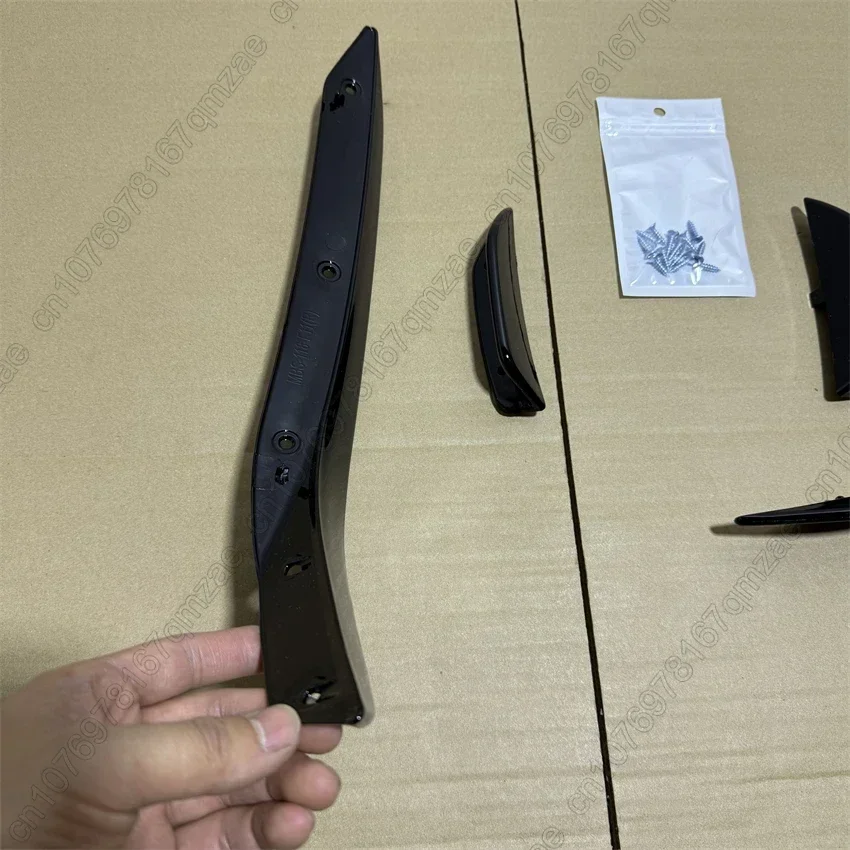 For Mercedes Benz CLA C118 CLA45 AMG 2020-2023 Car Front Bumper Side Spoiler Splitter Fog Lamp Grille Canards Vents Body Kit view 6