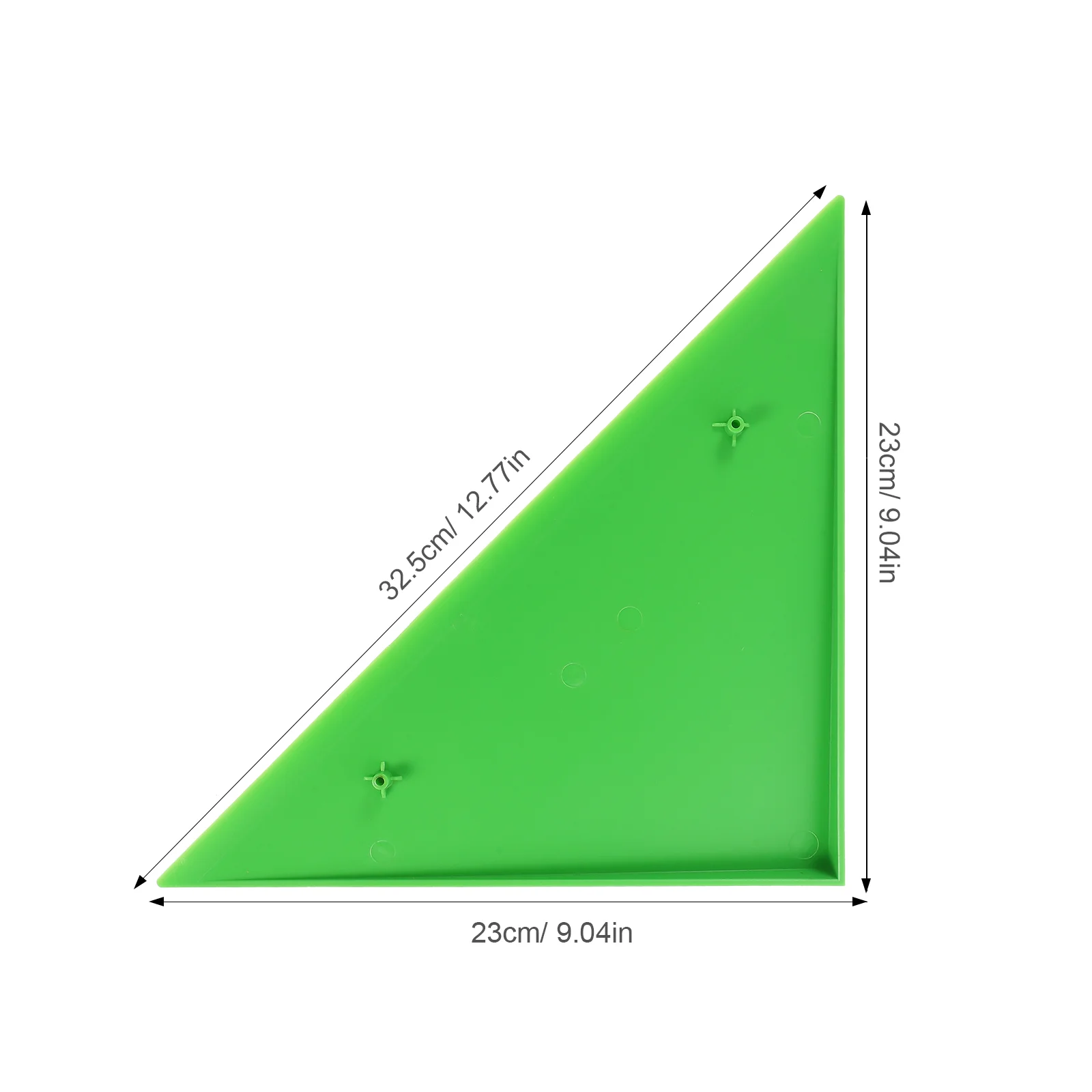 Set di protezioni angolari antigraffio da 4 pezzi, protezione da tavolo, triangolo, colore verde, copertura compatibile con la maggior parte dei biliardino