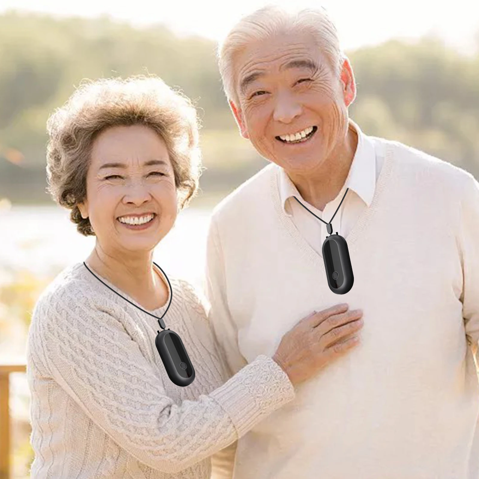 휴대용 개인 웨어러블 목걸이 음이온 공기 이온화 장치