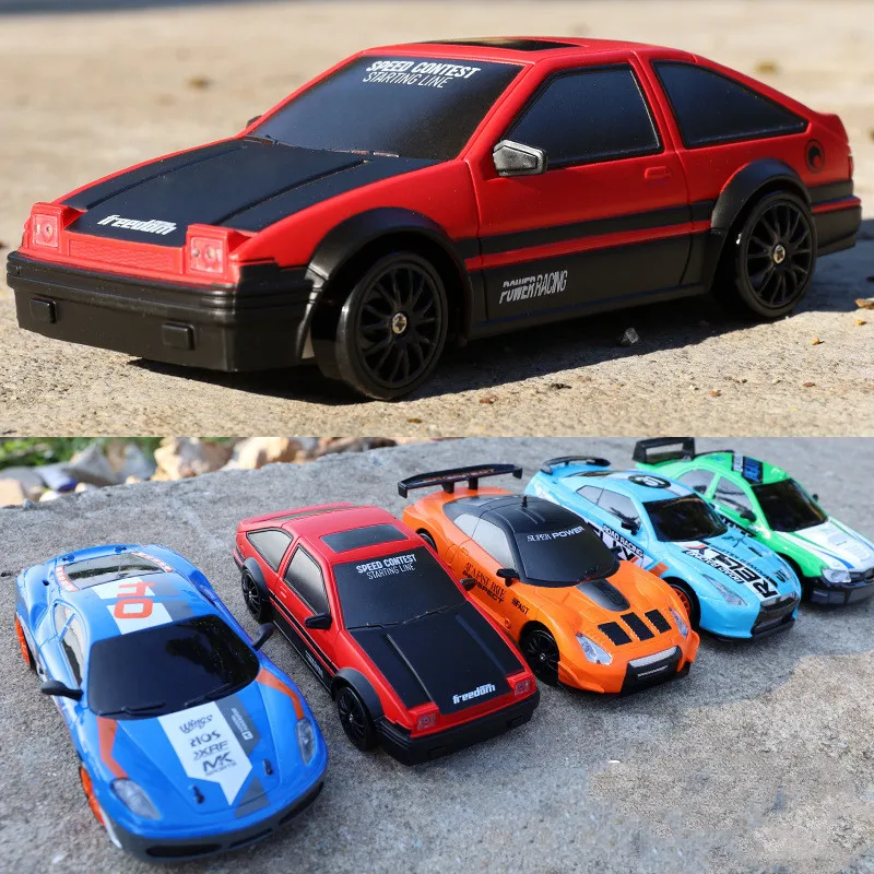 2,4G высокоскоростной Дрифт Радиоуправляемый автомобиль 4WD игрушка модель AE86 GTR автомобиль радиоуправляемые гоночные автомобили игрушка для детей рождественские подарки