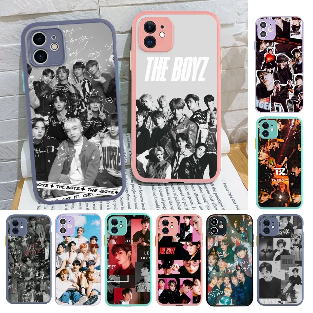 

Korea Kpop The B-BoyZ Phone Case for iPhone 14 11 12 13 Mini Pro Max 8 7 Plus X XR XS MAX Translucent Matte Cover