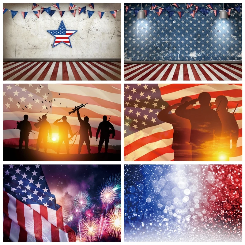 American Flag Photography Background American Independence Day July 4th Patriotic Party National Veterans Labor Day background