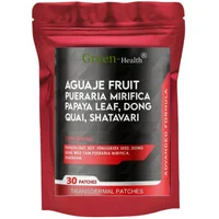 Parches transdermicos Aguaje 30 piezas con alternativa de estrógeno natural Pueraria Mirifica para alivio de los síntomas de la menopausia un mes