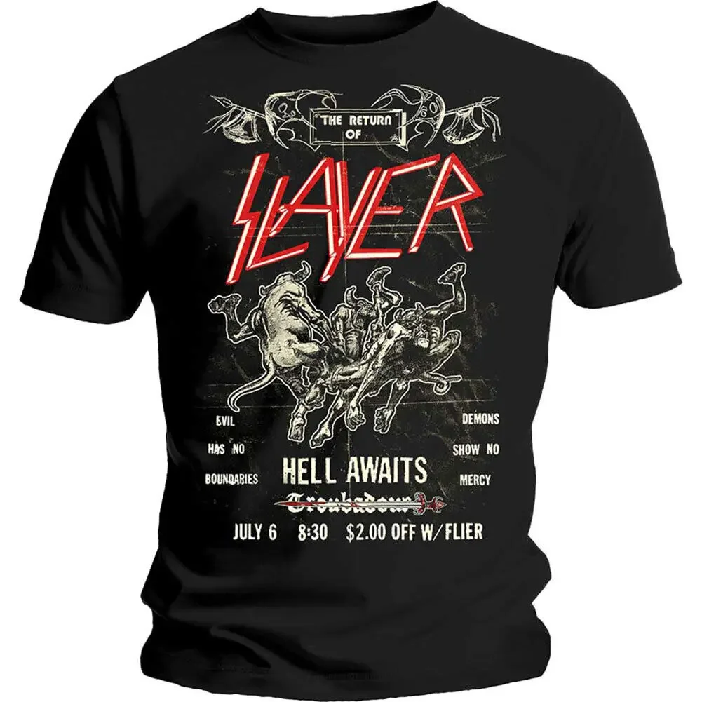 

Men'S Slayer Vintage Flyer Slim Fit T Shirt X Large Black