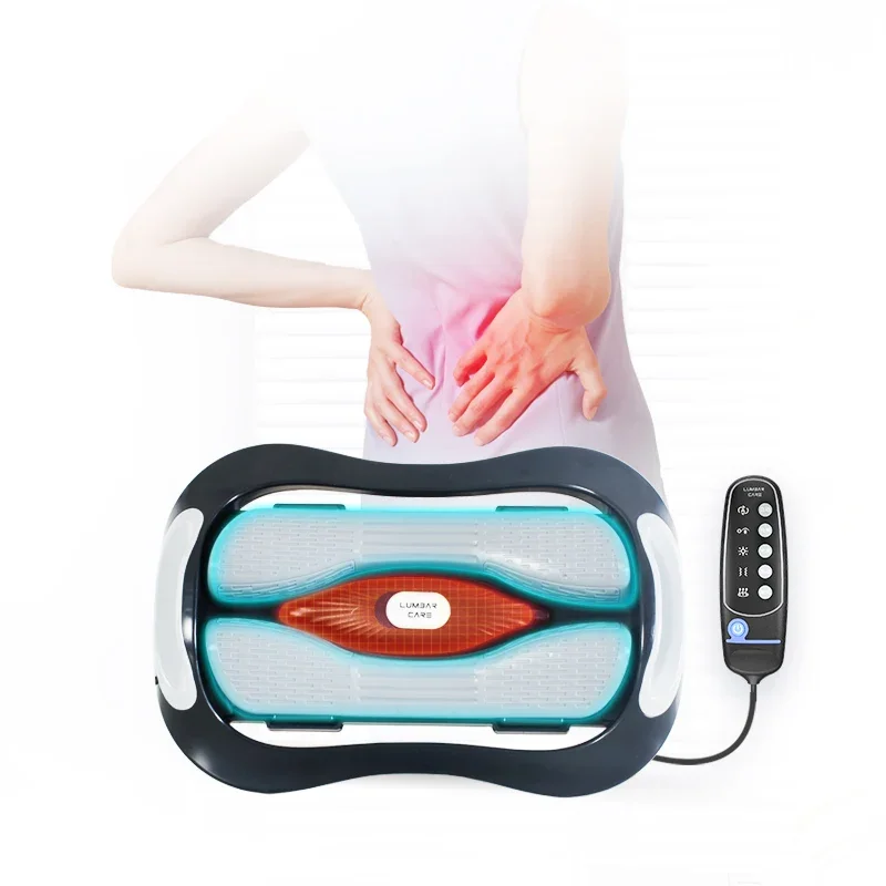 new lighting idea smart back pain relief machine lower back vibrator traction therapy massager for relief