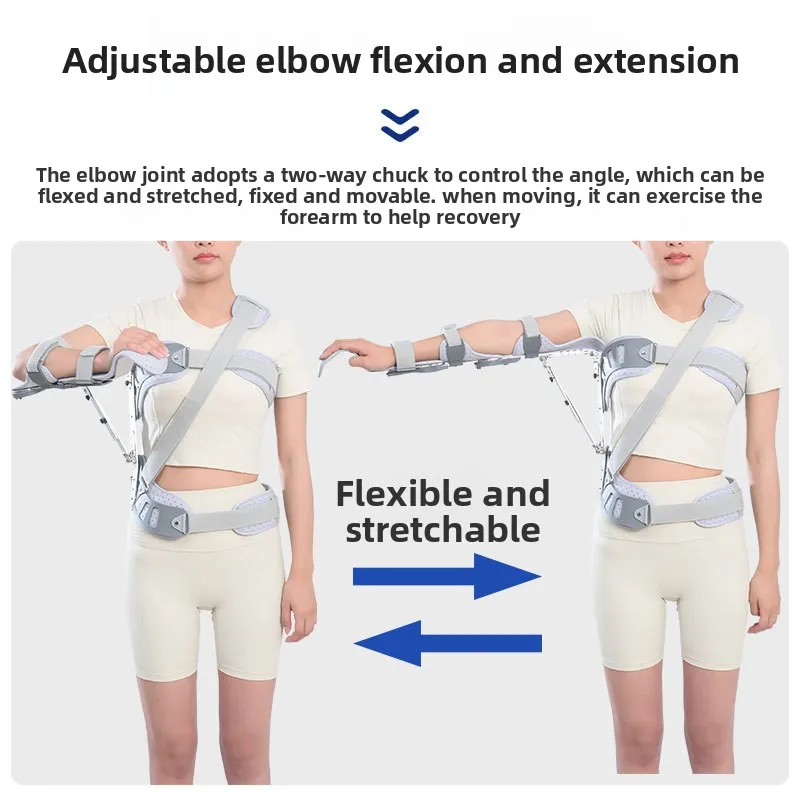Medical Shoulder Abduction Orthosis - Adjustable Immobilizer for Humeral Fracture, Rotator Cuff Injury Recovery