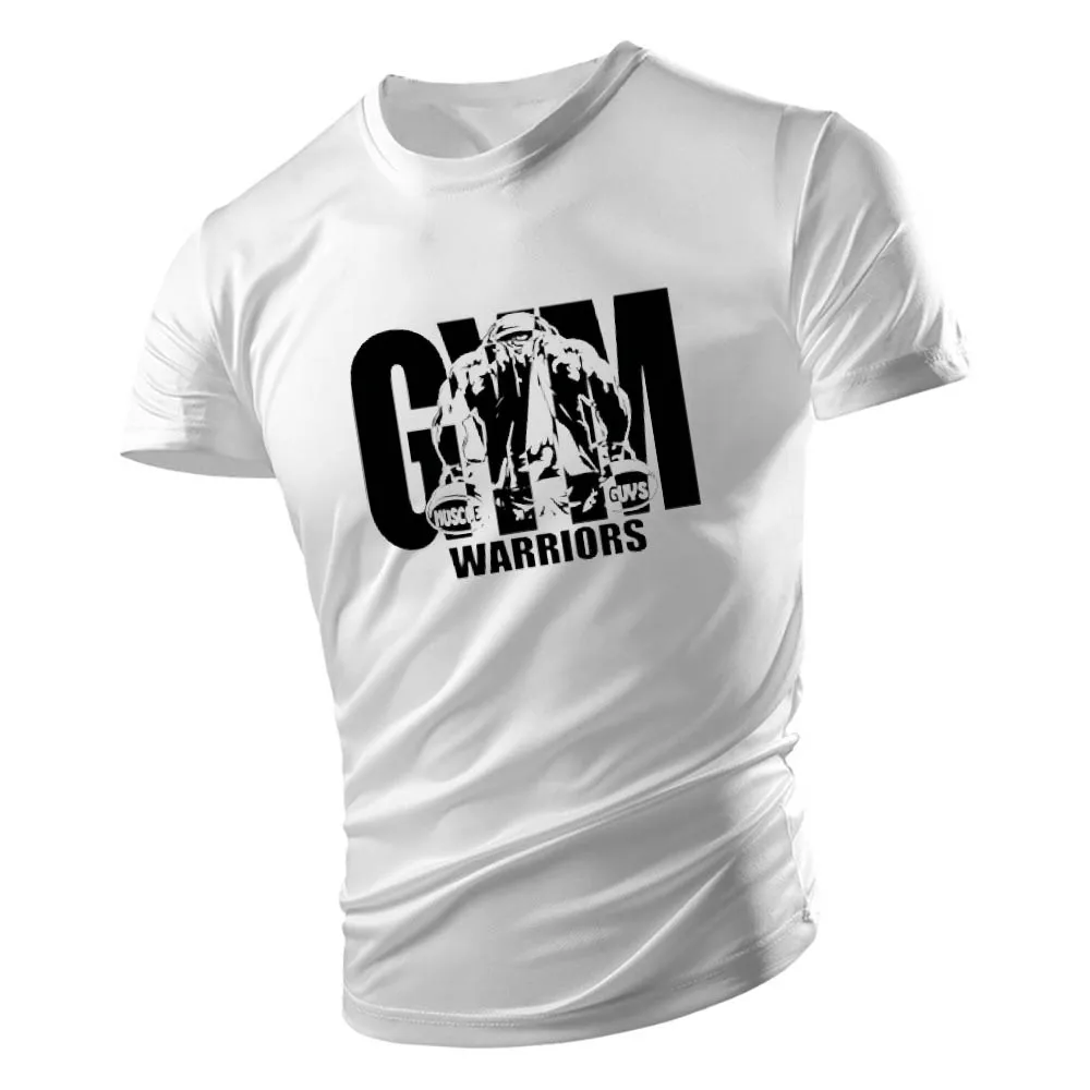 Oversize 2D Fun Print Adult Men's Short Sleeve T-Shirt Top Customizable Design Hand-Painted Unique Style