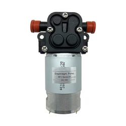 555 Motor 18V Diaphragm High Pressure Water Pump 8bar Pressure 12-24V High Pressure Diaphragm Water Pump Water Gun Storage Pump