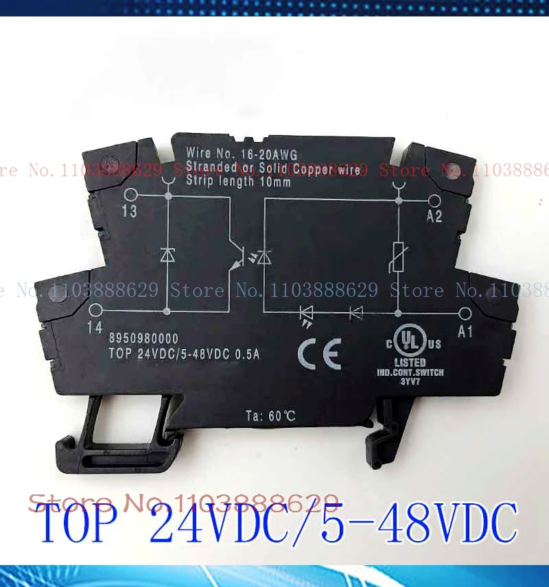 

24 В постоянного тока/5-48 В постоянного тока 8950980000 0,5 А 24 В постоянного тока