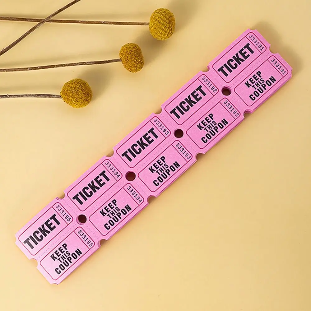200 قطعة تذاكر الحدث الاحتفال السائبة اليانصيب تذاكر السحب اليانصيب لفة من ورقة واحدة تسميات شرب الأحداث تذاكر السحب #4