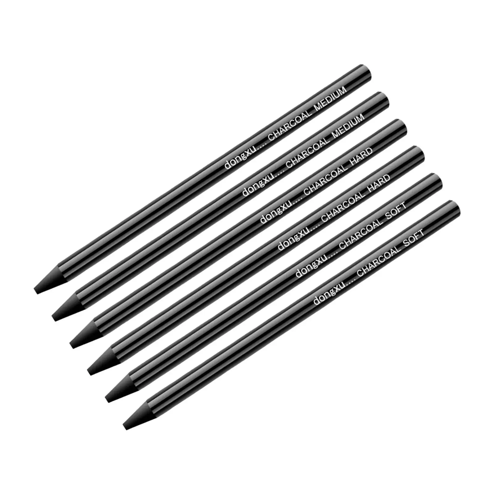 6 Pieces Sketch Carbon Strips Sketching Pencil Multipurpose Home Professional