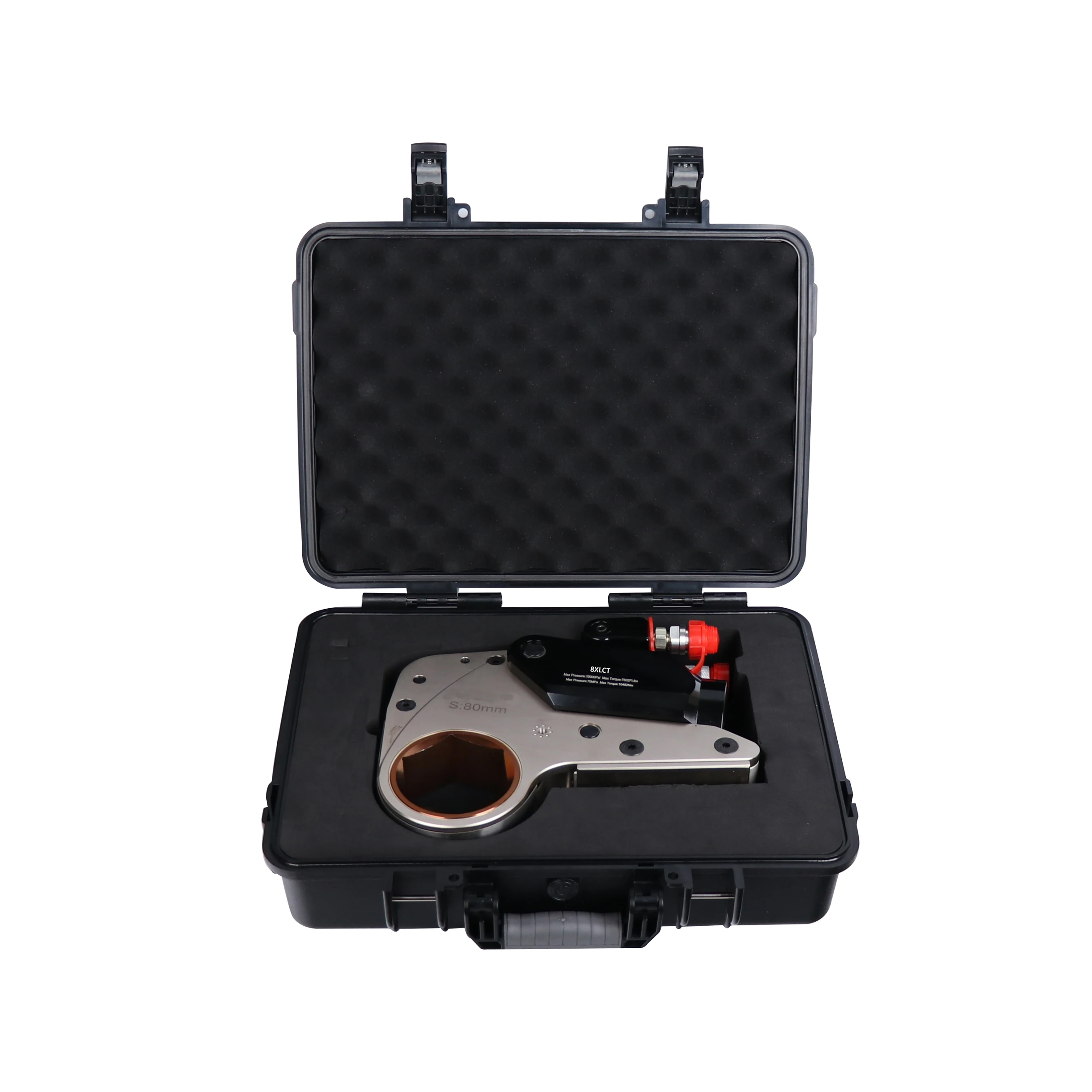 2XLCT 2534Nm 10000psi 700bar Hexagonal Cassette Low Profile Hollow Hydraulic Torque Wrench