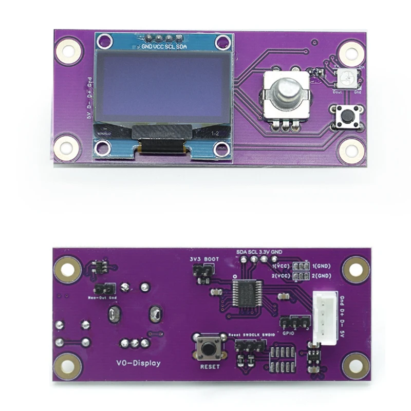 1.3 Inch OLED Display For Raspberry Pi/Gemini RGB Light Smart Display For Voron V0 V0.1 V0.2 3D Printer Replacement Parts