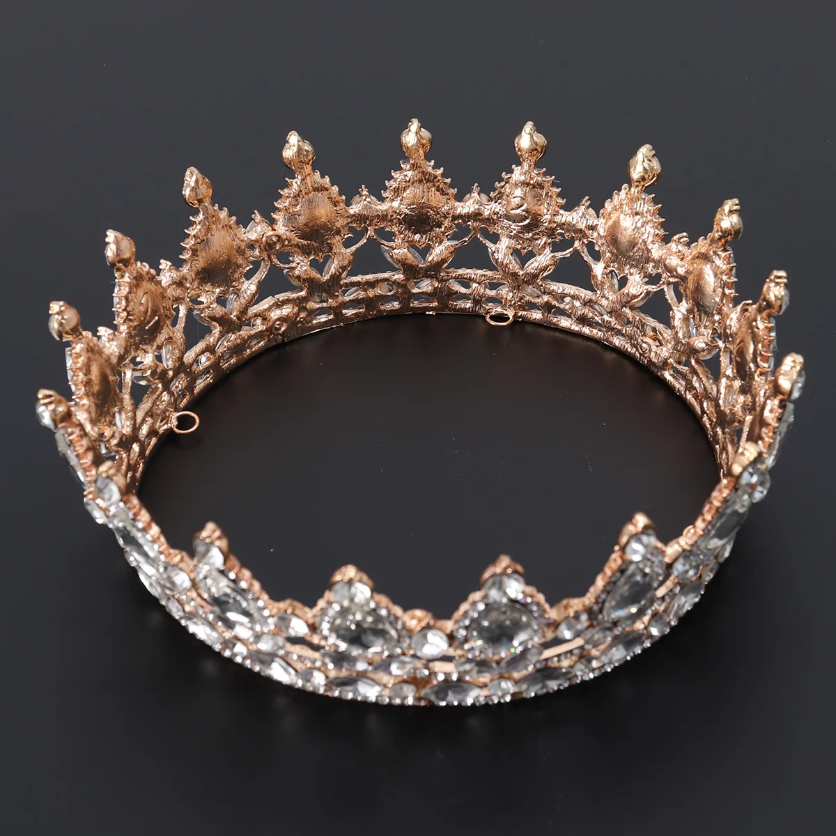 เครื่องประดับผมเจ้าสาว Tiara Crown สําหรับงานแต่งงานผู้หญิงและ Tiaras Baroque สีขาว Miss