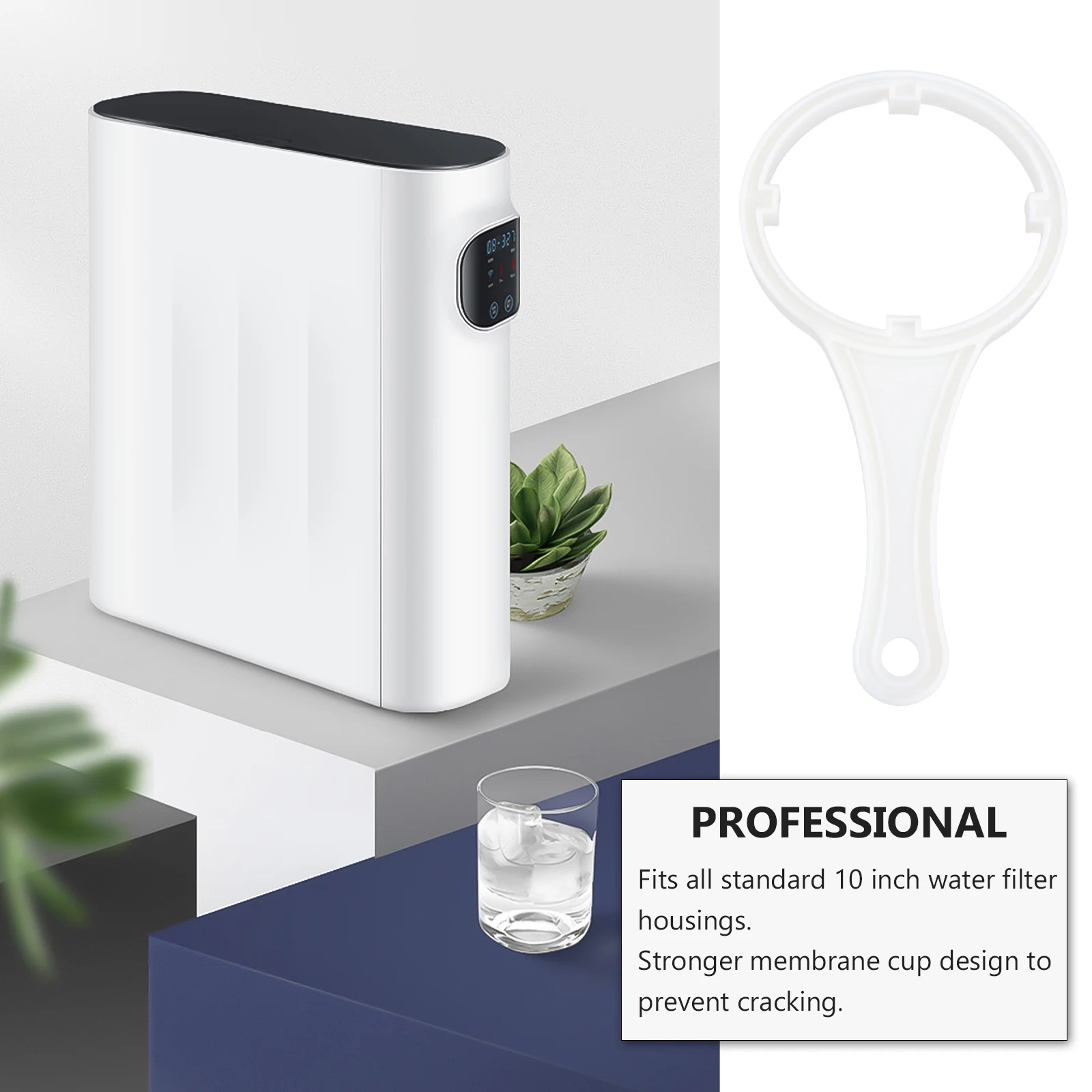 

Filtration System Wrench Filter Flask Water Reverse Osmosis Ro Case Replacement