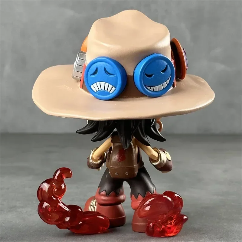 Figuras de Anime de One Piece, modelo de colección de adornos, juguetes decorativos, regalos, Ace Gk, Ultrablue, Portcas, Cowboys, 15cm