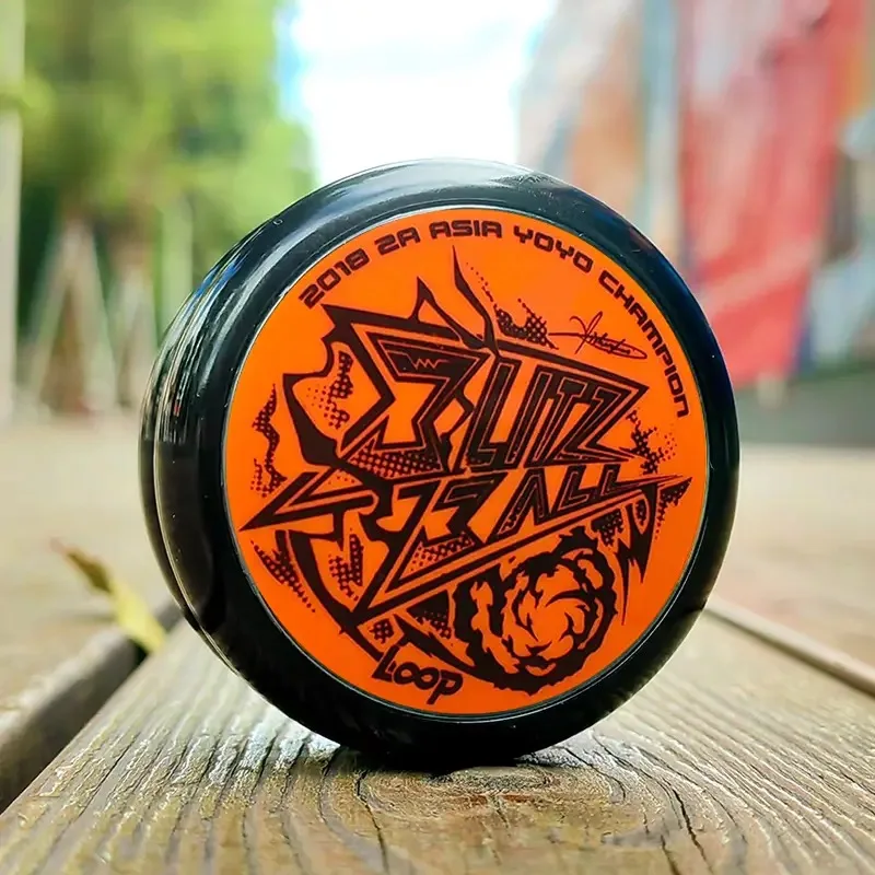 Yoyo Magic Professional czarna 2A Sleep Loop Yoyo Ball dla niekończącej się zabawy i Yoyo nadające się do recyklingu, doskonałe wykonanie