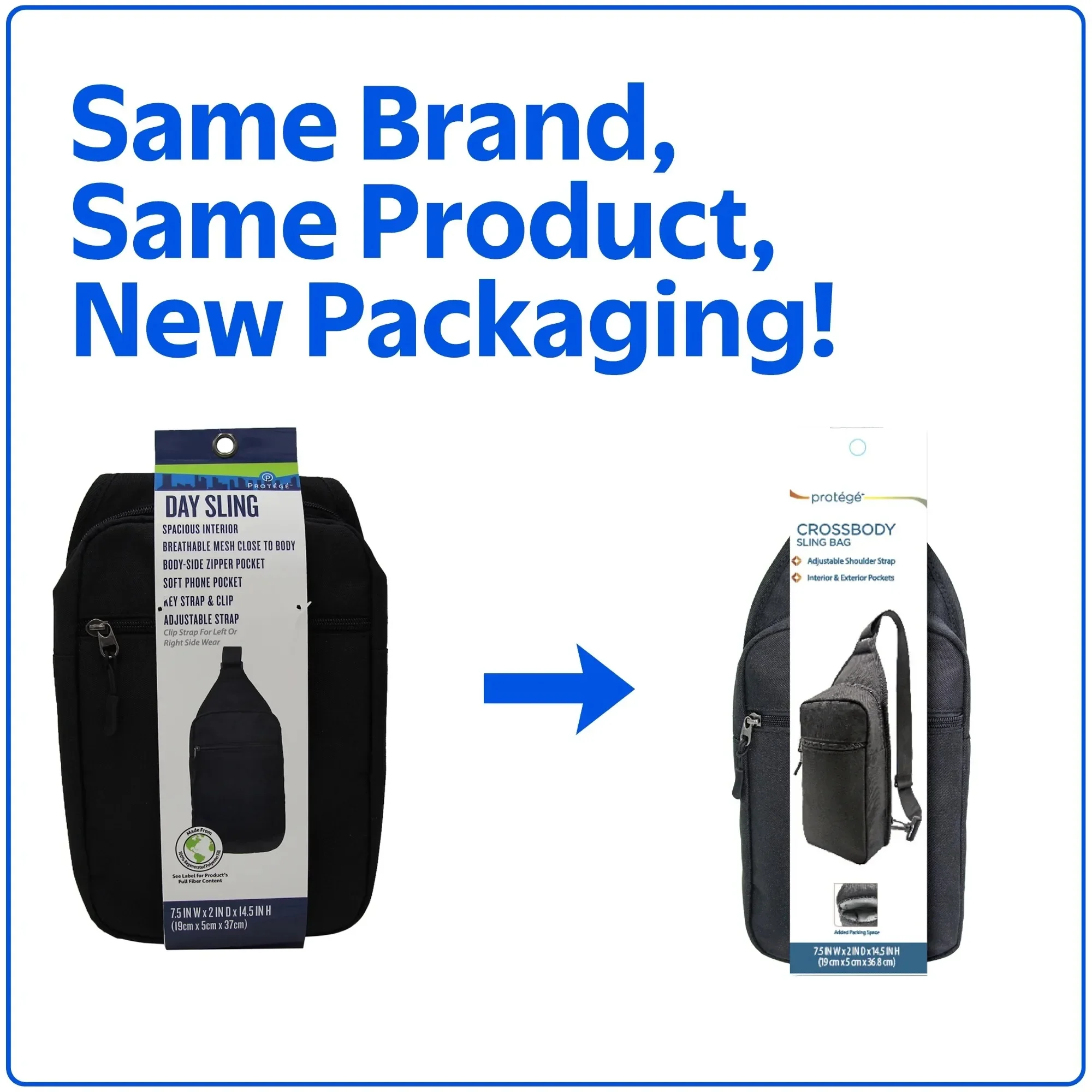 حقيبة كتف بحمالة للسفر، باللون الأسود