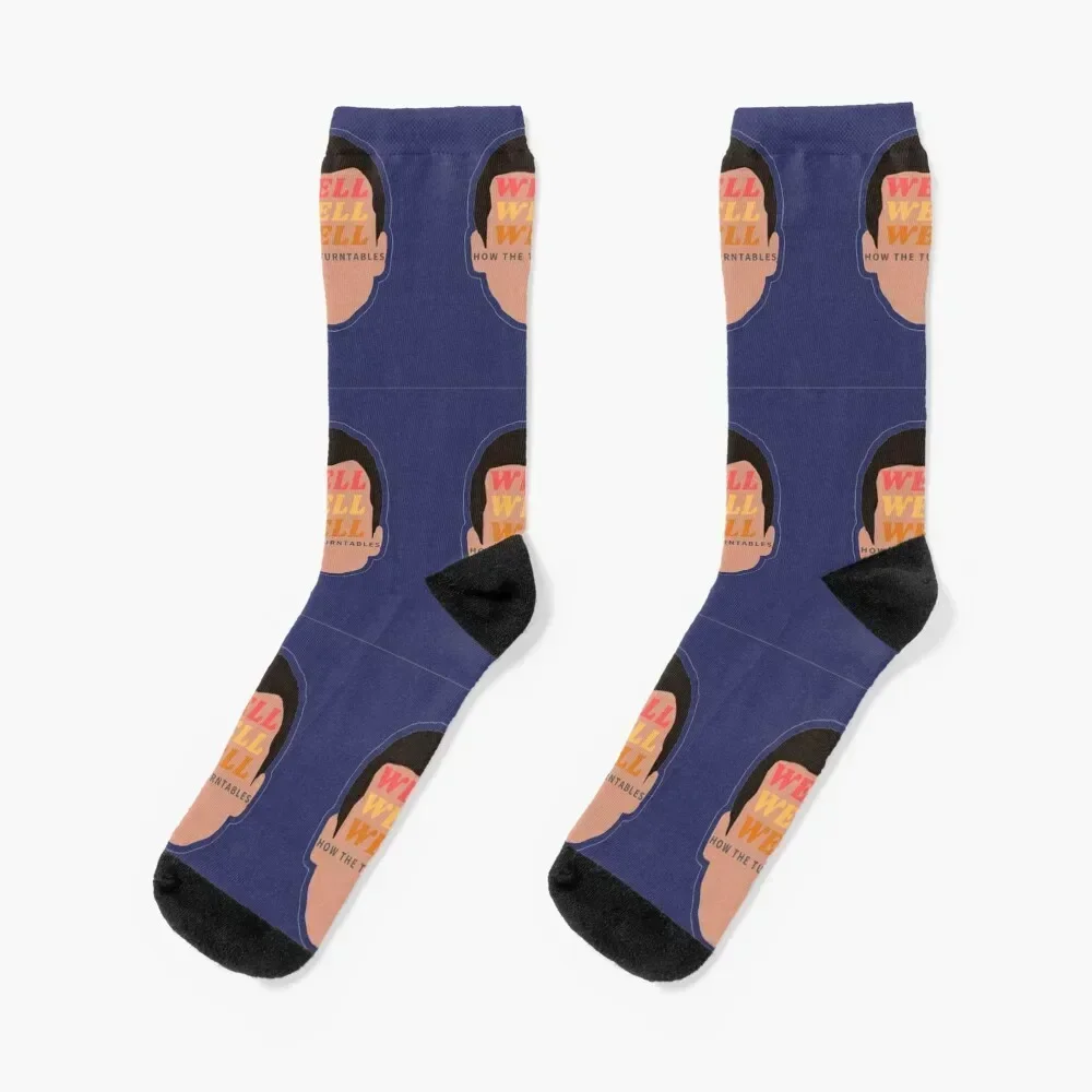 Well well well how the turntables Socks christmas stocking loose basketball Lots Women Socks Men's