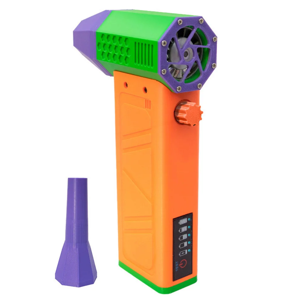 Purple Mini For Turbo 140000RPM 62m/s Violent Blower With LCD Display Rechargeable Battery For Snow Removal Dust Cleaning To