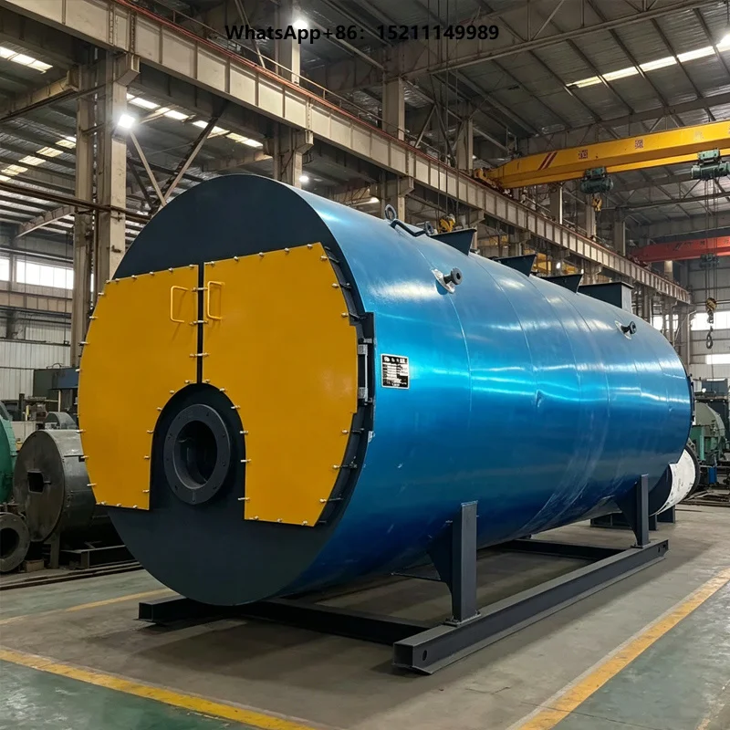 Natural Gas Fired 1-20 Ton Low Pressure Industrial Horizontal Thermal Fluid Oil Boiler High Efficiency Hot Water Boiler