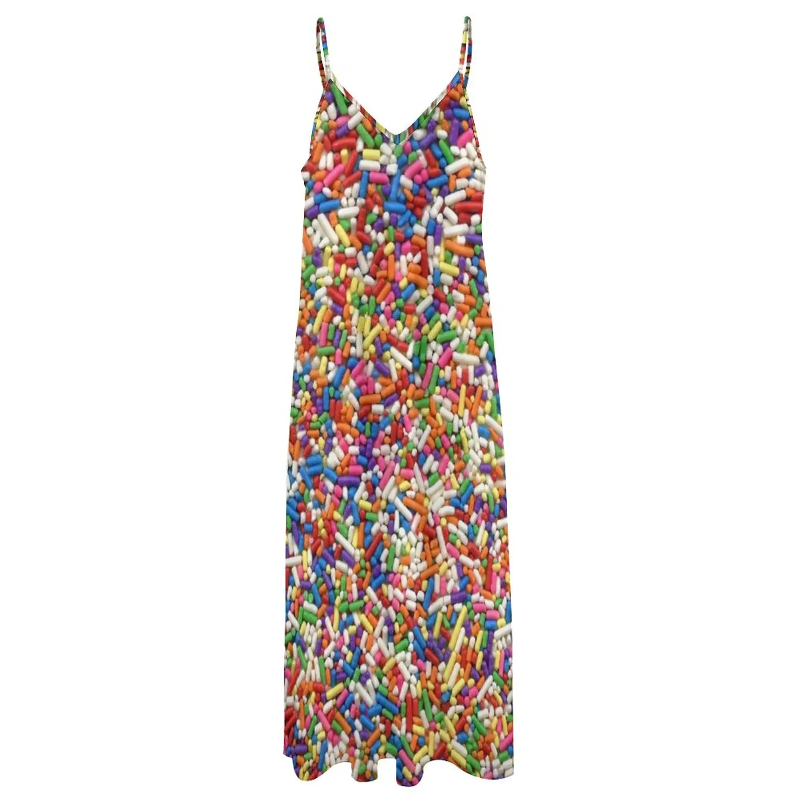 Rainbow Sprinkles Sleeveless Dress Female dress Womens dresses Women's skirt summer dresses for women 2023