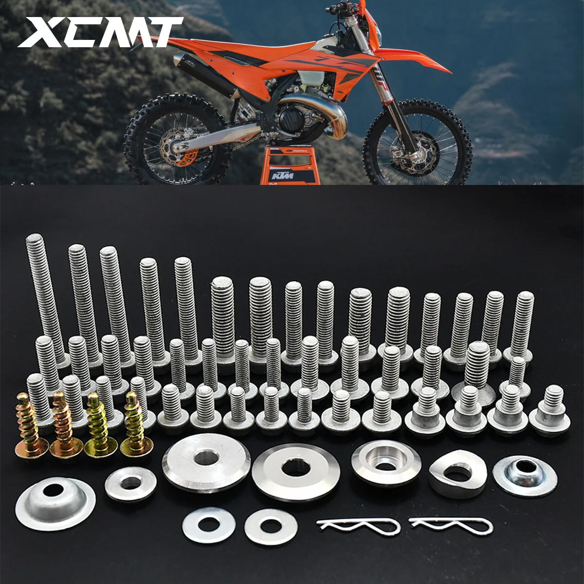 

Motorcycle Full Plastics Fastener Kit Hardware Bolt Factory Style For KTM XC XCF XCWF SX SXF EXC EXCF Husqvarna FC TE TX FE TC